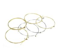 Acoustic Guitar Strings - Brass Hexagonal Steel Core, Phosphor Bronze Replacement Set | SixPiece Musical Instrument Wiring Pack, Balanced Resonance Performance Accessories, Beginner Practice Folk Wood