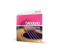 D'Addario Guitar Strings - Phosphor Bronze Acoustic Guitar Strings - EJ23 - Rich, Full Tonal Spectrum - For 6 String Guitars - Super Light, 9-45