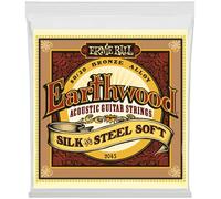 Ernie Ball Earthwood Silk and Steel Soft 80/20 Bronze Acoustic Guitar Strings - 11-52 Gauge