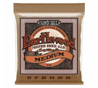 ACOUSTIC GUITAR STRINGS ERNIE BALL 2144 EARTHWOOD PHOSPHOR BRONZE MEDIUM - 13-56