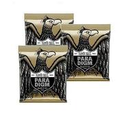 Acoustic Guitar Strings Medium Light Ernie Ball 2086 Paradigm 80/20 Bronze 12-54 (Pack of 3)