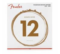 Acoustic Guitar Strings, Phosphor Bronze Ball End, 60L .012-.053 Fender