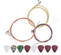 Acoustic Guitar Strings, Portable Acoustic Guitar String Set Practical Lightweight for Acoustic Guitars for Electric Guitars for Folk Guitars for Ukuleles