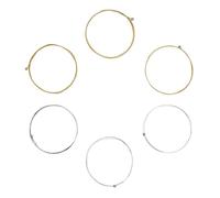 Acoustic Guitar Strings Set Stainless Steel Smooth Durable Replacement Parts Accessories for Classic Folk Guitar 6Pcs E1st B2nd G3rd D4th A5th E6th