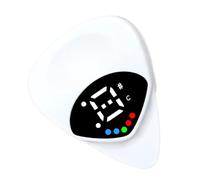 Acoustic Guitar Tuner - 2 in 1 Digital Guitar Tuner with Thin Picks | Professional Clip-On Tuners for Acoustics and Electric Guitars, Beginner & Musician Accessories for Men Women 1.57x1.26x0.28in