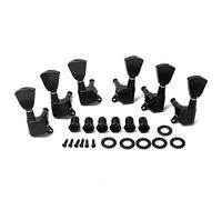 Acoustic Guitar Tuner Machine Head 3x3 Vintage Guitar Tuners Electric Guitar Tuning Machine (black-6)