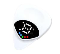 Acoustic Guitar Tuner - Small 2 in 1 Guitar Picks | Electric Piano Tuner, For Beginners, Battery Powered Clip On Tuner For Men Men For Child