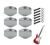 Acoustic Guitar Tuning Pegs, 6 Pieces Metal Music Accessories | Replacement Parts for Tuning Pegs - for Musician Players Music Lovers Electric Guitars