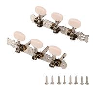 Acoustic Guitar Tuning Pegs, Metal Musician Brand, Cream Color, 3L 3R String Tuning Key, Easy to Install, Ideal for Replacing Old Parts