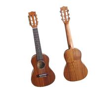 Acoustic Guitar With 6 Strings Professional Ukulele Small Travel Classical Guitar Kit 28 Inch Koa Wood Ukulele Starter Kit