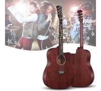 Acoustic Guitar with Bag and Tutorial for Adult Beginners, Steel-String Folk Instrument for Easy Learning and Practice