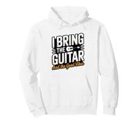 Acoustic Guitarist Who Plays Every Campfire Whether Invited Pullover Hoodie
