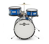 Acoustic Junior 3-Piece Drum Kit for Kids 5-10 by Gear4music