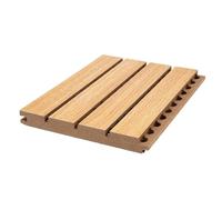 Acoustic Panel Wooden Slotted Sound Insulation Board for Recording