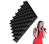 Acoustic Panels - Acoustic Foam Panels Noise Reduction - Fire Resistant Adhesive Soundproofing Wedge for Wall and Ceiling at Home