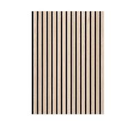 Acoustic Panels Acoustical Wall Panels Large Soundproof Panels 3D Fluted Sound Absorbing Panel with Wood Finish Acoustic Treatment for Recording Studio&Office Vertical (31.5*23.6*0.82in,WHITE OAK,4)