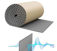 Acoustic Panels - Noise Reduction Foam, Dead Sound Tiles for Walls | Padding 'Absorption in Studio, Bass Damper, Theatre, Garage, Ceiling, Hall D