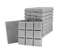Acoustic Panels Quick Recovery - Sound Insulation Wedges | Echo Acoustic Foam For Home | Noise Reduction Padding | 12 x 12 x 2 Inch High Density Sound Foam | Soundproof