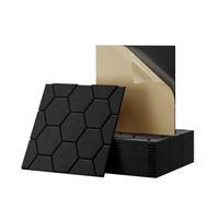 Acoustic Panels Self-adhesive, 12 Pcs Brick Sound Absorbing Panels, Recording Studio, Bedroom, Gaming Room, Living Room, Decorative Acoustic Tiles for Walls