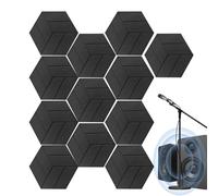 Acoustic Panels, Self-Adhesive Phonetic Insulation Panels for Walls | High Density Noise Reducing Panel for Bathroom, Playroom, Living Room, Dorm, Home Theater, Bedroom