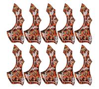 Acoustic Pickguard, Guitar Kickguard | 10 Pieces PVC Guitar Pick Guards,Bass Accessories,Musical Instruments Supplies for Beginners,Home Users,Business Users