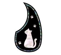 Acoustic Pickguard, Stringed Instrument Guard Replacement, Vintage Tear-Resistant Protective Pickguard for Guitar Stage Performance