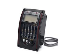 Acoustic pickup 5-band Acoustic Guitar Pickup, Preamp, Equalizer With Digital Tuner, Guitar Parts