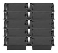 acoustic pickup,Guitar Pickup Battery acoustic bass guitar,Holder Box PP3 9V Panel Plastic Mount Battery Receiver Case for Guitar Bass Pickup Replacement Accessories Black,acoustic guitar pickup