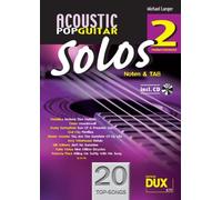 Acoustic Pop Guitar Solos 2: Noten and TAB - medium/advanced by Langer New.