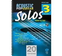 Acoustic Pop Guitar Solos 3 Vol. 3 guitar (easy - intermediate) with Online audi