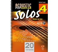 Acoustic Pop Guitar Solos 4 performance book sheet music with CD includes TA