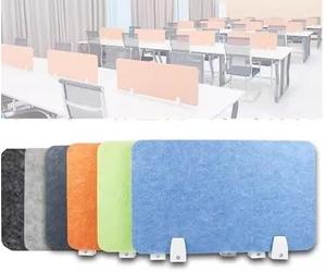 Acoustic Privacy Desk Divider 30x120 cm Soundproof Panel for Office Classroom and Wortats - Grey A Noise Reduct Partit for Enhanced