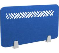 Acoustic Privacy Partition, Felt Desk Divider for Office, School, Library, Soundproofing Solution for Focus & Productivity (Royal Blue 100x30cm)