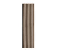 Acoustic Slat Wall Panel Light Walnut Luxury 3D Wood Veneer