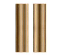 MonsterShop Acoustic Slat Wall Panels X 2 - Oak