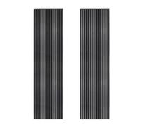 Monstershop Acoustic Slat Wall Panels x 2 - Anthracite Grey Monstershop Grey