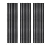 Acoustic Slat Wall Panels x 3 ? Anthracite Grey