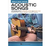 Acoustic Songs - Really Easy Guitar Series 22 Songs with Chords, Lyrics & Basic Tab