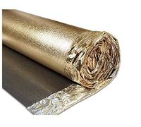 Acoustic Sonic Gold Underlay 5mm Thick - Choose Any Size - for All Wood, Laminate Flooring - Damp Proof Mebrane - Great Sound & Heat Insulation (5mm Thick, 45m2-3 Rolls)