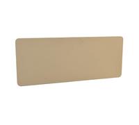 Acoustic Sound Absorbing Panel for Office Cubicles | Enhance Privacy & Productivity | Under Desk & Reception Areas | Brown PET Material | 47.24"x15.75" | 1 Piece