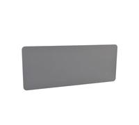 Acoustic Sound Absorption Panel - Clamp-On Desk Divider for Office Cubicles & Study Spaces - Boost Productivity & Focus - Light Gray