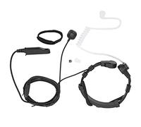 Acoustic Tube Earpiece Headset with PTT Function for UV-9R Plus BF-9700 and BF-A58 Throat Mic for Clear Conversation