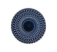 Acoustic Turntable Mat - Twelve Inch Felt, Visual Animation Pad | Professional Player Accessory for DJs Turntablists Collectors Audiophiles Enthusiasts Producers Engineers Home Studios Festivals