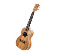 Acoustic Ukulele Concert Zebra Wood Hawaiian 4 Strings Small Guitar Electric Ukelele Music Instrument With Pickup EQ Ukulele Starter Kit(Uku pickup,23)