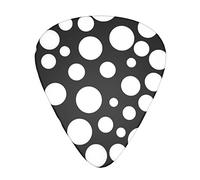 Acoustic Variety Pack Guitar Pick Pack Of 12 Including Thin, Medium And Heavy Guitar Pick Black And Gold Background
