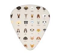 Acoustic Variety Pack Guitar Pick Pack Of 12 Including Thin, Medium And Heavy Guitar Pick Blue Honduras Flag