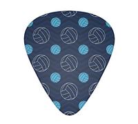 Acoustic Variety Pack Guitar Pick Pack Of 12 Including Thin, Medium And Heavy Guitar Pick Blue Volleyball