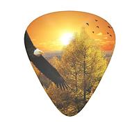 Acoustic Variety Pack Guitar Pick Pack Of 12 Including Thin, Medium And Heavy Guitar Pick Red Black
