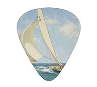 Acoustic Variety Pack Guitar Pick Pack Of 12 Including Thin, Medium And Heavy Guitar Pick Teal Blue