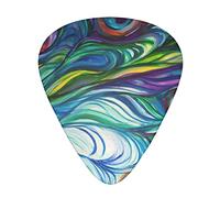 Acoustic Variety Pack Guitar Pick Pack Of 12 Including Thin, Medium And Heavy Guitar Pick Tiger Butterfly Bird